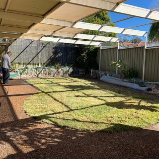 Watering on Grasses by Jam Pool Removals team