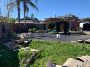 Inground fiberglass pool removal in Sydney Area by Jam pool removals teams