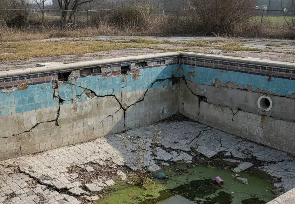 signs it's time to remove your swimming pool