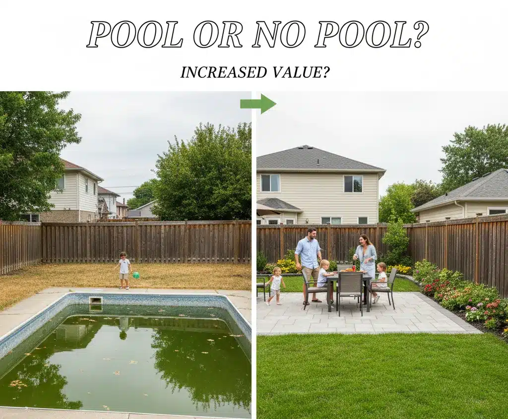 does removing a pool increase the value of your house